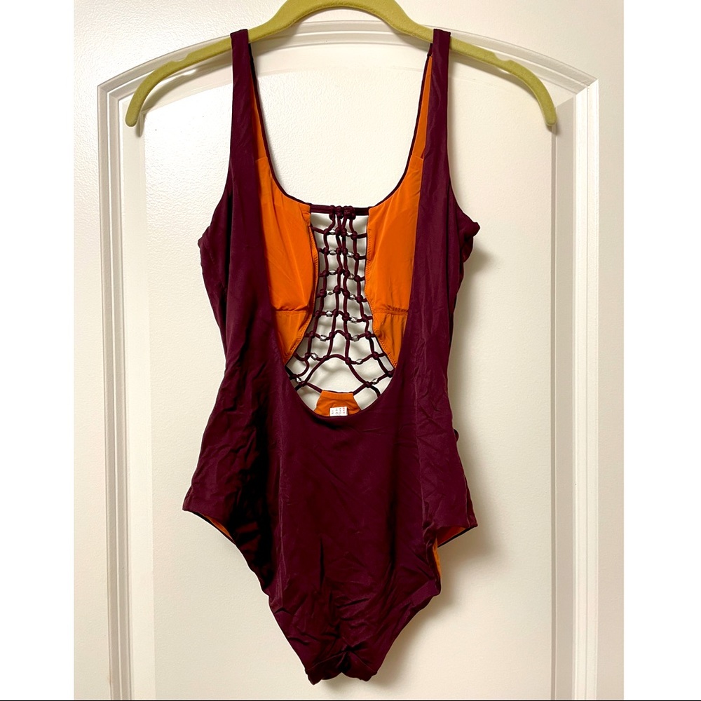 🌴HP🌴 Dolce Vita Beaded Macrame 1 PC Swim - Sample - Small - Picture 2 of 4